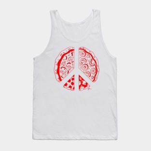 Pizza Peace Tank Top